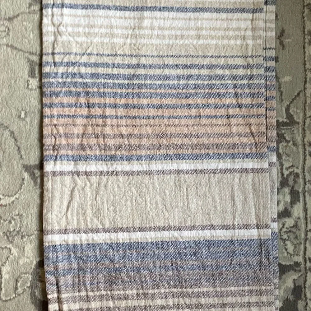 Yellowstone Rustic Striped Cotton Table Runner